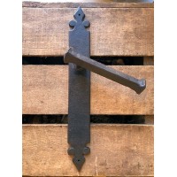 Gothic Beeswax - Lever Handle – ‘Dartington Steel’ End of Line  - 2 SETS 